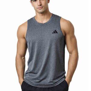 NWT Adidas Tank Top Gray Aeroready Men's Size Small